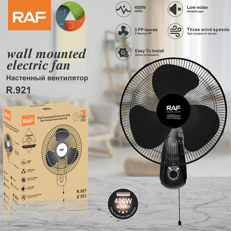 16-Inch Electric Fan – Adjustable 90° Oscillation for Even Cooling RAF R.921