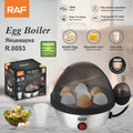 Digital Egg Boiler RAF R.0053  – 7 Egg Capacity Electric Cooker with Stainless Steel Housing, Auto Shut-Off & Precision Control