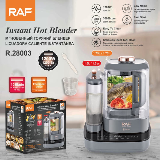 RAF R.28003 10-Blade High-Speed Soup Maker & Instant Hot Blender – 30,000 RPM