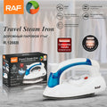 Electric Travel Steam Iron RAF R.1266 Portable Foldable Travel Steam Iron – 800W Compact Electric Iron with Ceramic Soleplate