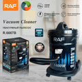 RAF R.6667 Wet &amp; Dry Canister Vacuum Cleaner – 1400W Heavy Duty 21L Capacity Cleaning Machine