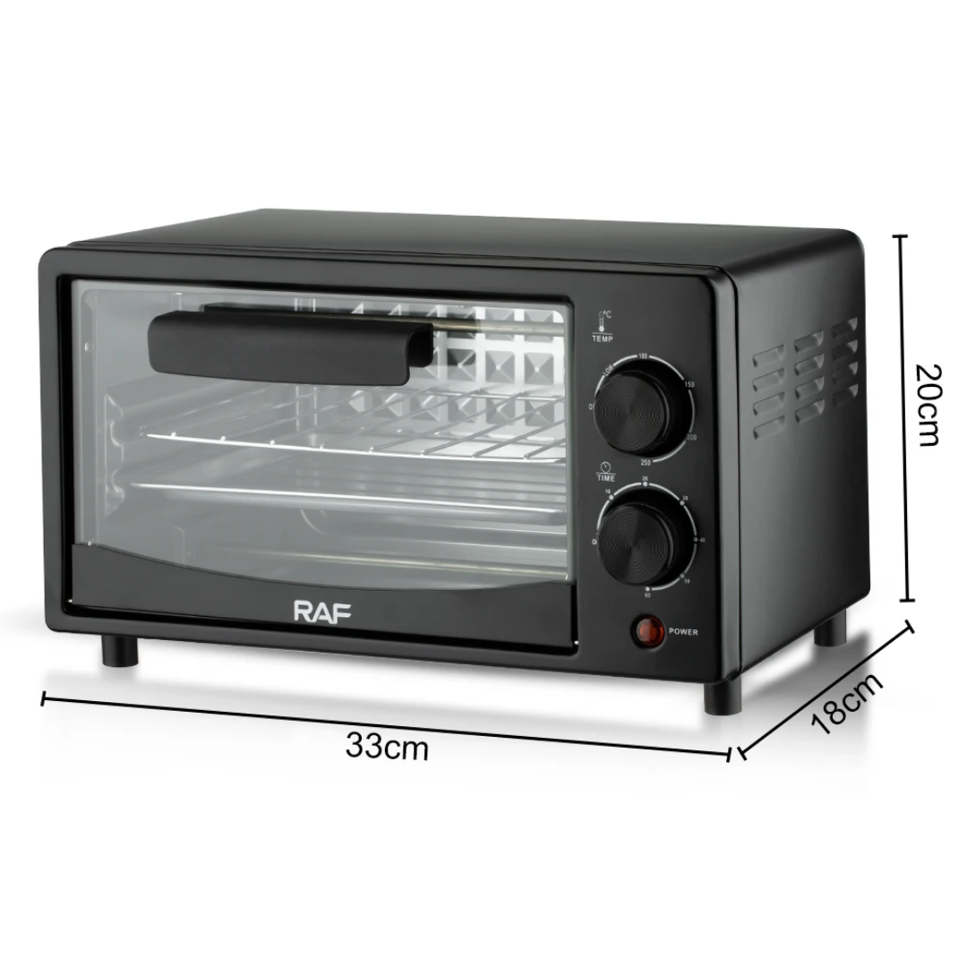 7L_12L Small Electric Oven RAF R.5305  – Toaster, Air Fryer & Baking Oven with Turbo Convection | Compact Home Oven